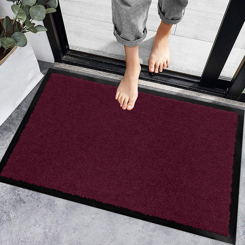 Arran Door Mat - Aubergine